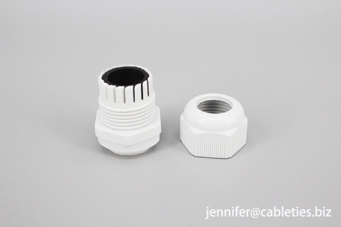 M12 Types of cable glands Waterproof Nylon plastic cable glands in White Black Grey NPT PG Metric Thread