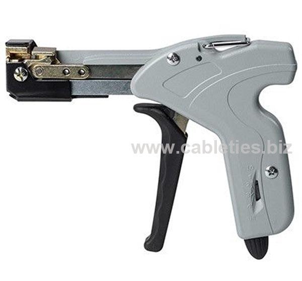 LY-600N Stainless Steel Cable Tie Gun w/ 4 Levels Adjustable Tension & Automatic Cutter