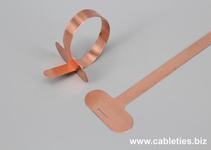 Metal Copper marker cable tie plate in cable management