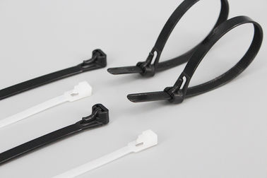 China DM-8*450RT mm DEMOELE Black adjustable cable ties plastic sizes cable ties wire bundle zip ties supplier
