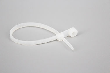 China 3*150mm Cheap price nylon 66 UL 94V-2 Mount Head Screw/Nail Mount Hole Cable Zip Wire Tie White 100 Pcs supplier