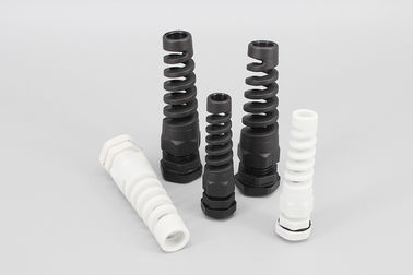 China CE Approved nylon PA material black and grey color IP68 spiral Waterproof PG Cable Glands With Strain Relief supplier