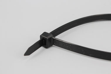 China XGS-7.6*550mm Factory direct sale nylon plastic unturned cable ties with full cable tie sizes black zip ties supplier