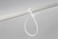 3*200mm size white and black color mountable head self-locking cable ties with hole for screw install zip ties