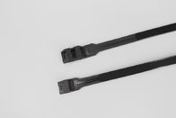 9*260mm Black UL Nylon Material strong double loop lock zip ties
