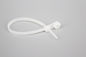 3*150mm Cheap price nylon 66 UL 94V-2 Mount Head Screw/Nail Mount Hole Cable Zip Wire Tie White 100 Pcs supplier