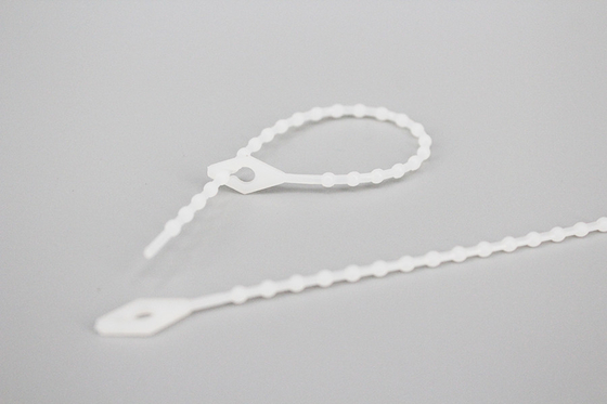 China DEMOELE 100mm UL approved 94V-2 adjustable knot ball bead plastic nylon cable ties zip ties supplier