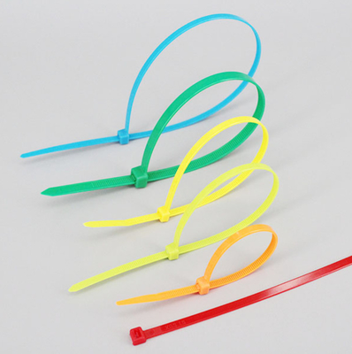 China Heat resisting 85 Degree Disposable Plastic colorful Self Locking Nylon Zip Ties made in china supplier
