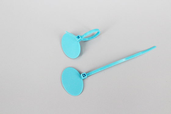 DM-3*90mm customized marker cable ties numbered chicken ties with oval board supplier