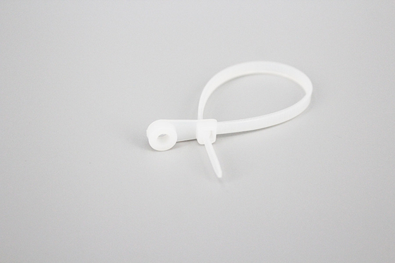 DM-3*150mm Cheap price nylon 66 UL 94V-2 Mount Head Screw/Nail Mount Hole Cable Zip Wire Tie White 100 Pcs supplier
