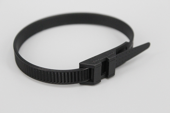 DM-9*260mm hot sale black double locking nylon cable ties with stronger pull supplier