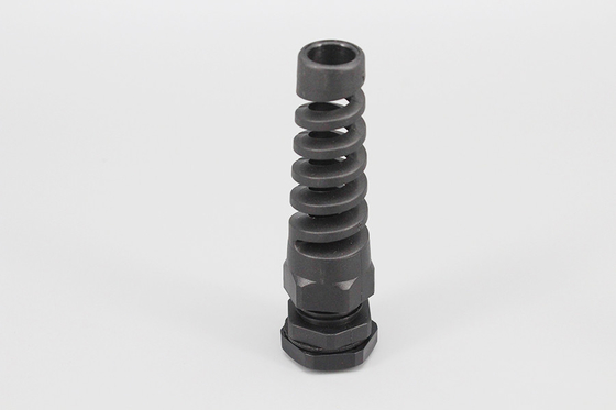 DEMOELE CE Approved nylon PA material black and grey color IP68 spiral Waterproof PG Cable Glands With Strain Relief supplier