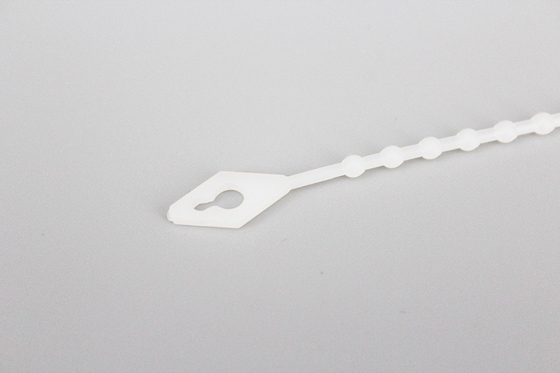 DEMOELE 100mm UL approved 94V-2 adjustable knot ball bead plastic nylon cable ties zip ties supplier