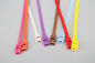 8*350mm red blue yellow pink orange color plastic fastening band indoor playground cable ties children toy cable ties supplier