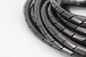 XGS-6mm Wholesales black and white customized PE Spiral Wrapping Bands for protecting electrical wires supplier