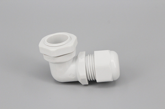 DEMOELE New Material black and grey white IP68 waterproof Nylon Right Angle Cable Glands with CE certificate supplier