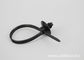 170mm black Car accessories spiral push mounted nylon cable ties supplier