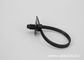 170mm black Car accessories spiral push mounted nylon cable ties supplier